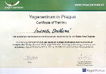 Certifikát Hatha Yoga